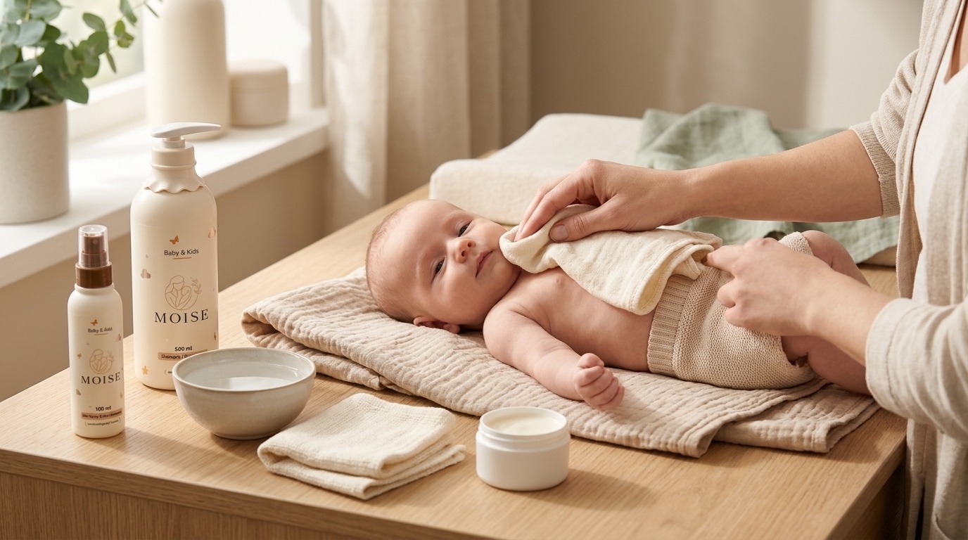 Babypflege-Routine: Was braucht Babyhaut wirklich?